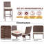 Tabouret 30 "avec coussin Dannilyn