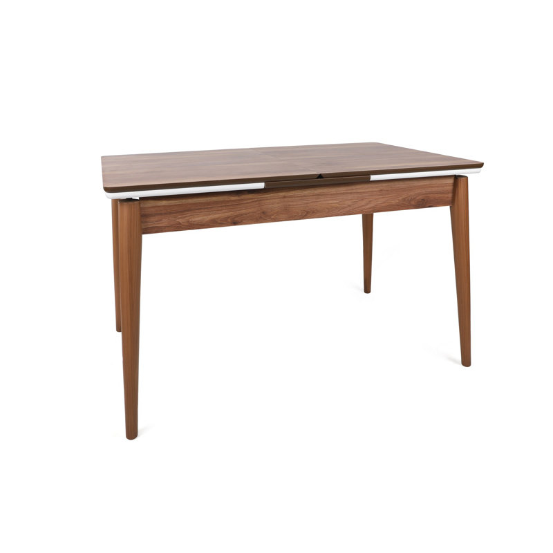Table de salle à manger extensible, Beige