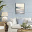 Cadre flottant paysage de montagne vanille, design par Gemma Bardot-336445760-336445761