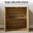 2PCS Accent Cabinet With Adjustable Shelves-117070747