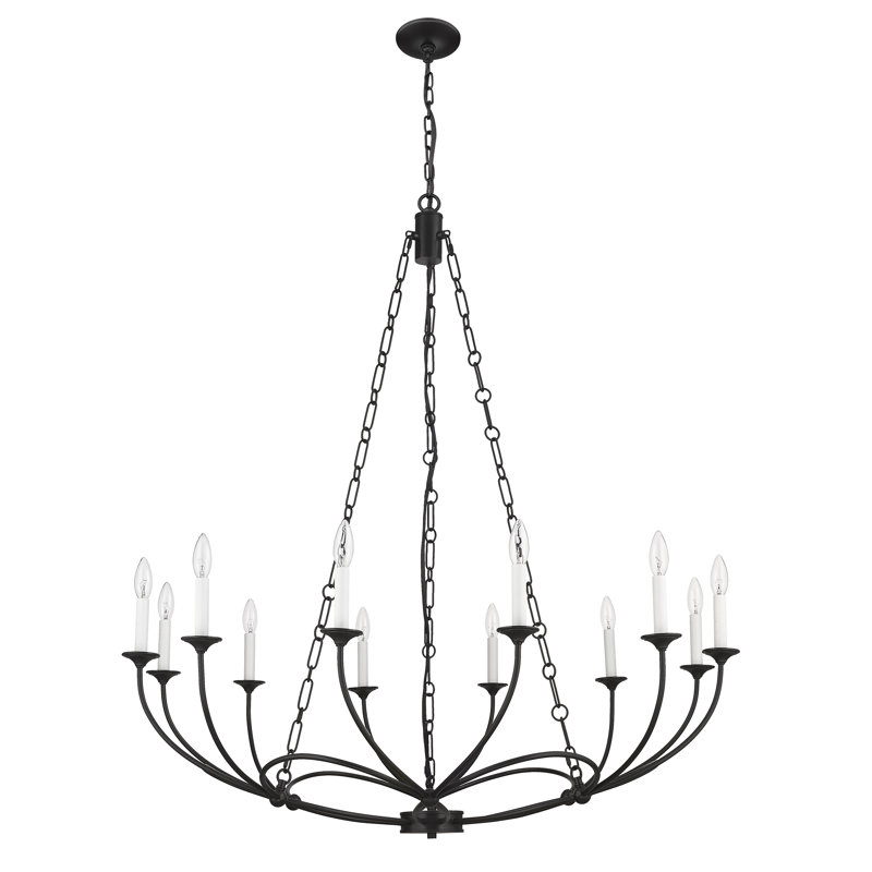 12 - Light Dimmable Empire Chandelier