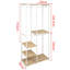 Ludwik 90cm Clothing Rack