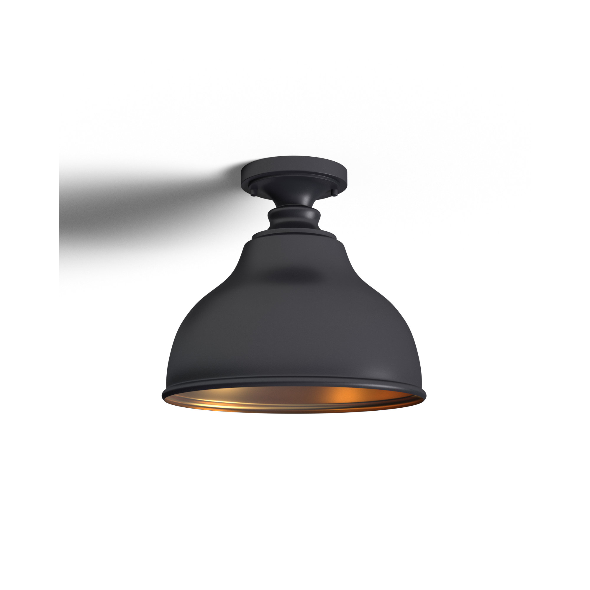 Flavin Bell Outdoor Semi Flush Mount