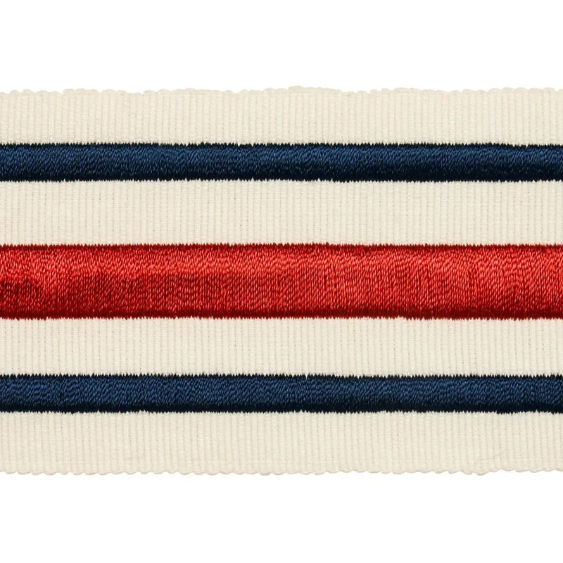 Schumacher x Miles Redd Military Stripe Tape, Red/Navy