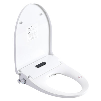 Siège de bidet avec capteur d'ouverture / fermeture automatique, réglage de l'eau et nuit pour la salle de bain, quatre réglages de chauffage
