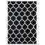Worner Moroccan Area Rug in Black