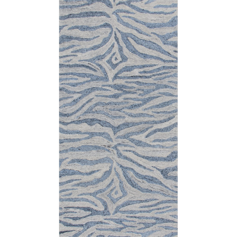 Rhythm Hand-Tufted Abstract Stripe Recycled Indoor/Outdoor Rug, 2'6" x 5'