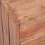 Bedside Cabinet with 3 Drawers 35x25x35 cm Solid Mahogany Wood