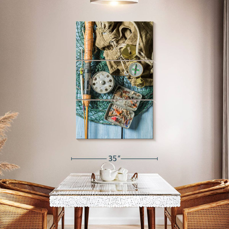 Fisherman Accessories, 50" H x 32" W