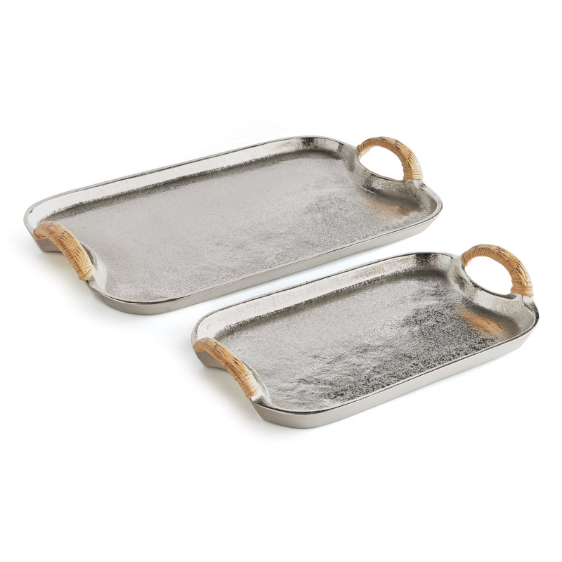 Hobbs Aluminum Decorative Tray,  Vanity,  Rectangle, 14.5'' W x 7.5'' D x 1" H