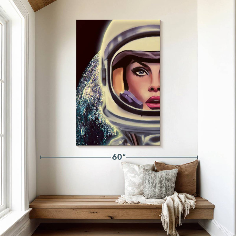 Oberle Le Cosmonaute, 48" H x 32" W