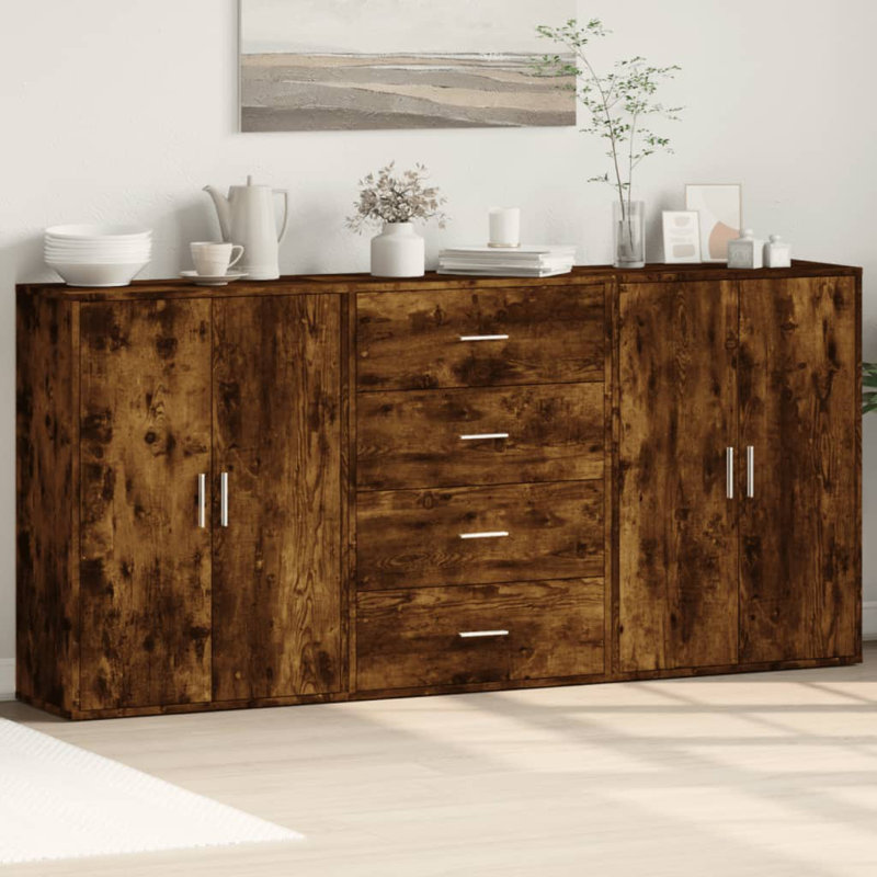 Yandell 60cm Sideboard, Smoked Oak