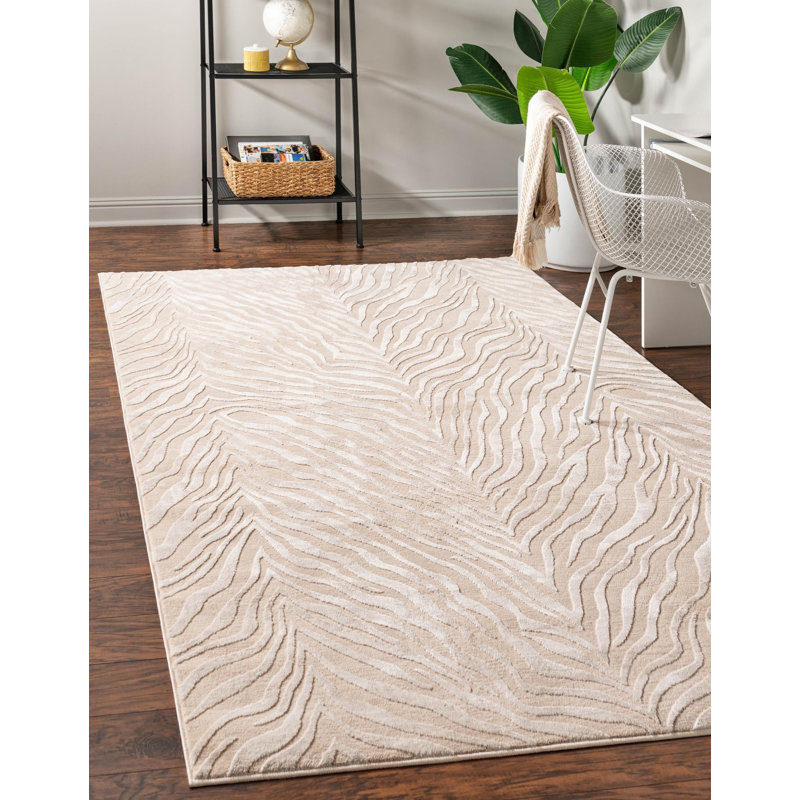 Tatte Animal Print Indoor Rug, Rectangle 6' x 9'