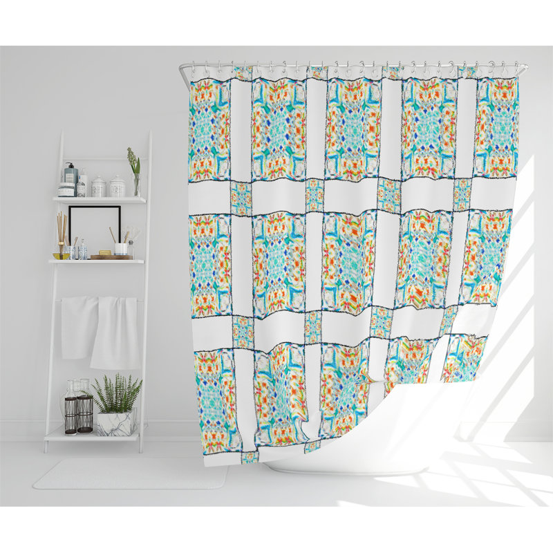 Makenzie Polyester Shower Curtain Set