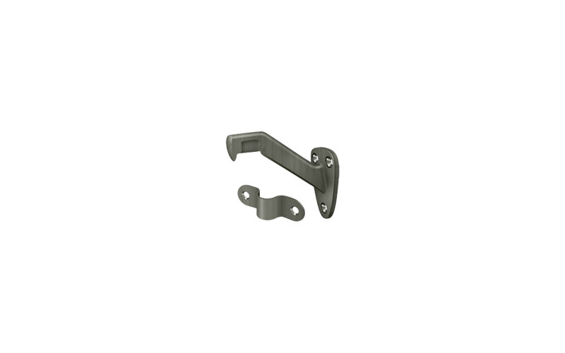 Deltana HRB325U15A Handrail Brackets, 3-3/8" Projection in Antique Nickel, Antique Nickel