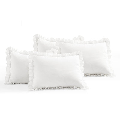 Reyna Microfiber Ruffle Skirt Bedspread Set