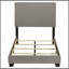 Lit double rembourré Efram Taupe-1418560391