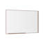 Miroir de salle de bain rectangulaire 60 po x 36 po surdimensionné avec cadre en noyer