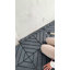 Carreaux de patio à emboîtement gris 12 po x 12 po - Imperméable pour jardin, terrasse de piscine, balcon-124897656
