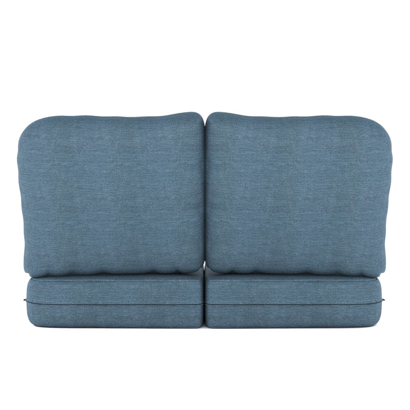 Indoor/Outdoor Sunbrella® Seat/Back Cushion, Spectrum Denim Sunbrella®