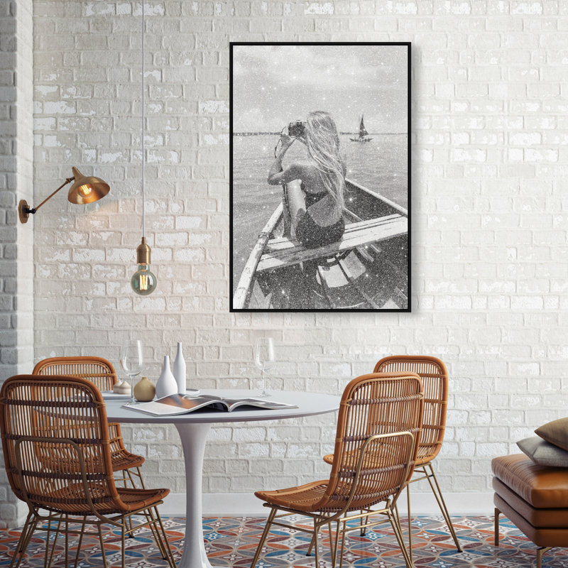 Frame Of Solitude Print by Oliver Gal, 16"H x 11"W, Black Floater Frame