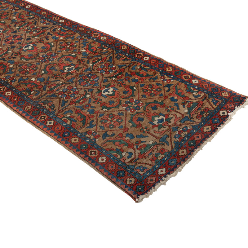 Red Traditional Wool Runner - 3'1"" x 10'2""