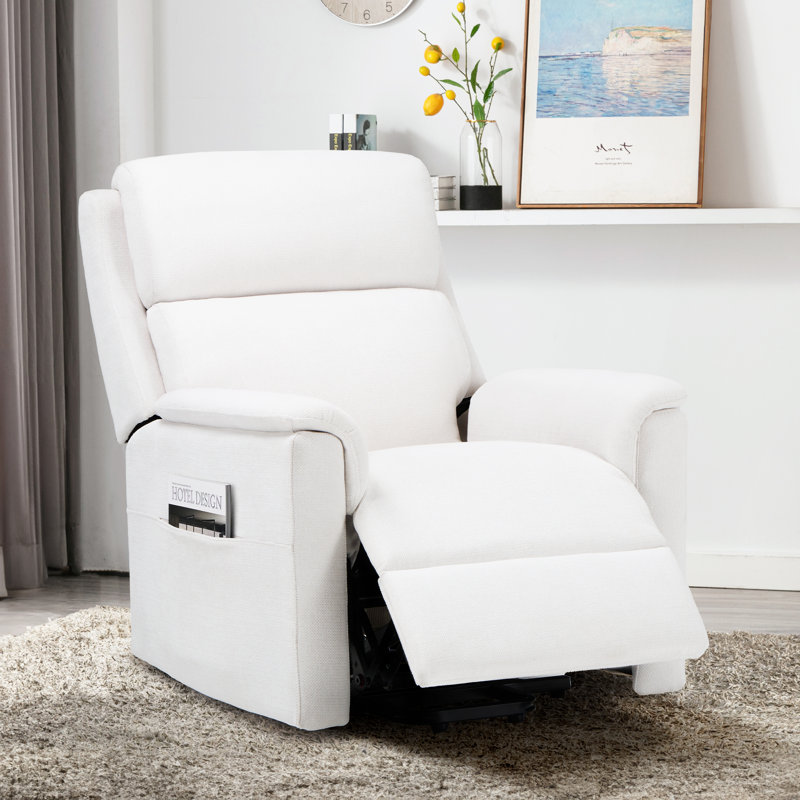 Nicols Upholstered Power Lift Recliner Chair with Remote Control