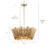 3 - Light Unique/Statement Rustic Drum Chandelier-62270329