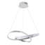 Lustre moderne à DEL en acrylique chromé-422930526