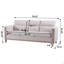 Comfortable Solid Wood Three-Seater Sofa