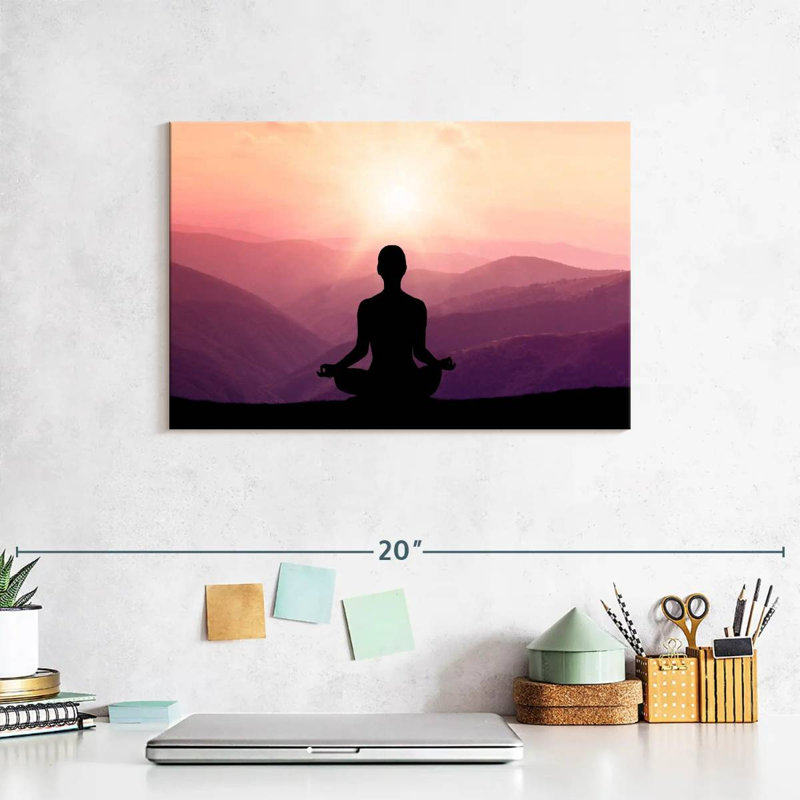 Kerrick Mountain Yoga Meditation, H 8 po x l 12 po
