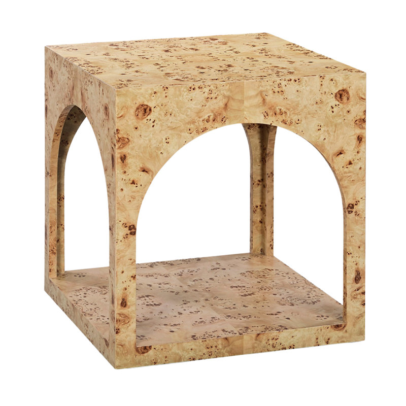 End Table, Natural Burl