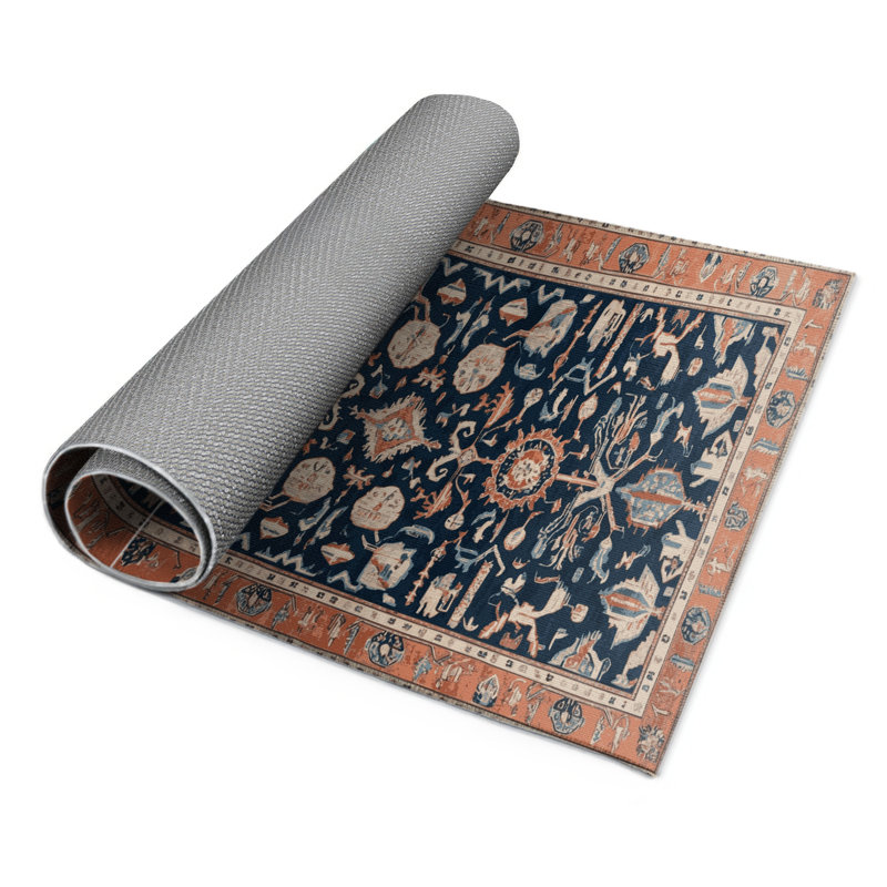 Turkish Brown Indoor and Outdoor Area Rug, Rectangle 2' x 3'