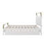 Grand lit plateforme en bois avec rangement, 2 grands tiroirs et un lit gigogne coulissant T-XL-117322680