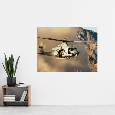 Military USA Marines Helicopter UH-1Y Venom - No Frame Print