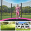 Songmics 305cm Round Backyard Trampoline with Safety Enclosure-69793954