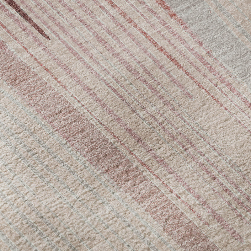 Premium Machine Washable Harjo AMF1588 Geometric Rug, Rectangle 8' x 10'