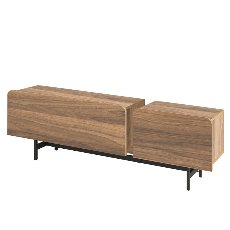 Asros 72'' TV Stand for TVs up to 80", Walnut