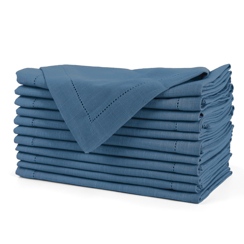  Serviette en tissu 20 pi x 20 po à ourlet Picot