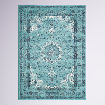 Tapis oriental bleu clair Altman