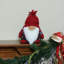 Décoration de table de Noël gnome gris anthracite et rouge «Doug»-1840991494