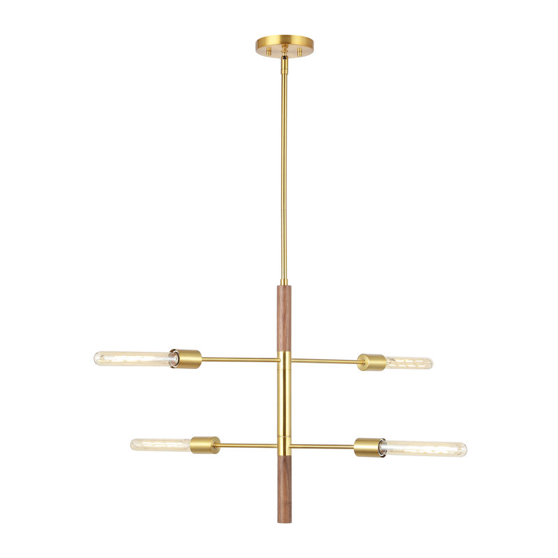 Luminaire suspendu extensible 4 lumières Kurt