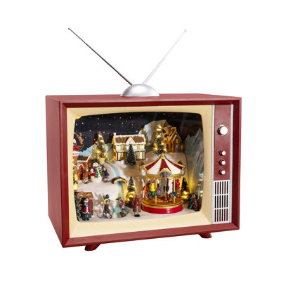 Magic of Christmas 15" Animated & Musical Vintage Television