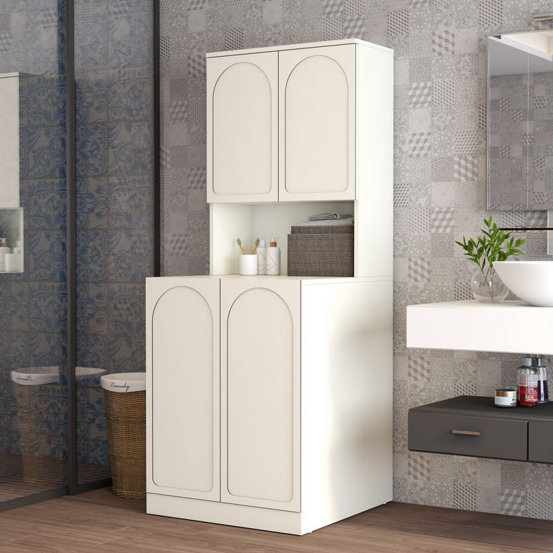 Armoire pour machine à laver, Crème
