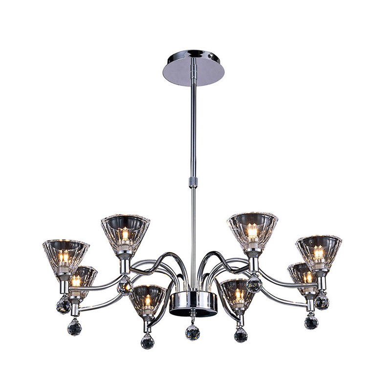 Dononvan 8 - Light Shaded Chandelier