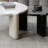 Cream style simple solid wood coffee table
