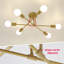Neppie 6-Lights 60cm Sputnik Semi Flush Mount-1433201929