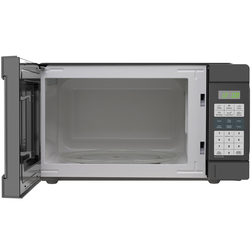 Impecca 1.1 Cu. Ft. Countertop Microwave Oven 1000W, Black