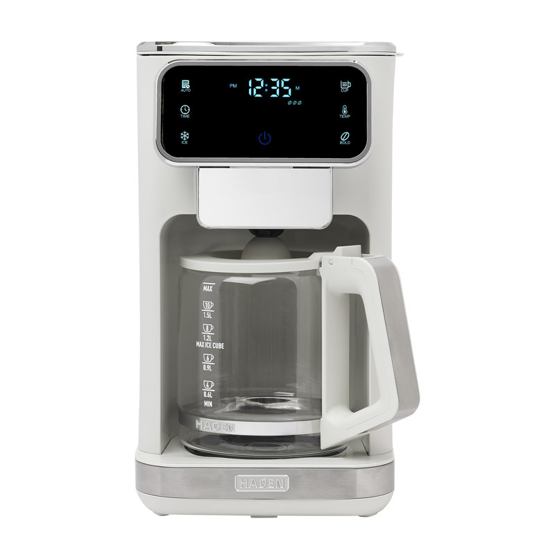 Cafetière numérique programmable 10 tasses Haden