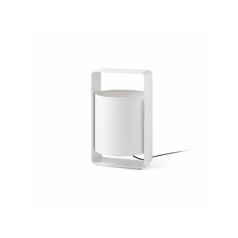 Lula Table Lamp, White, White